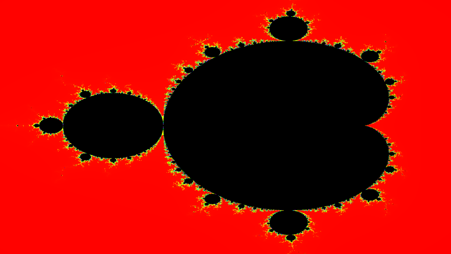 Mandelbrot Setのスクリーンショット