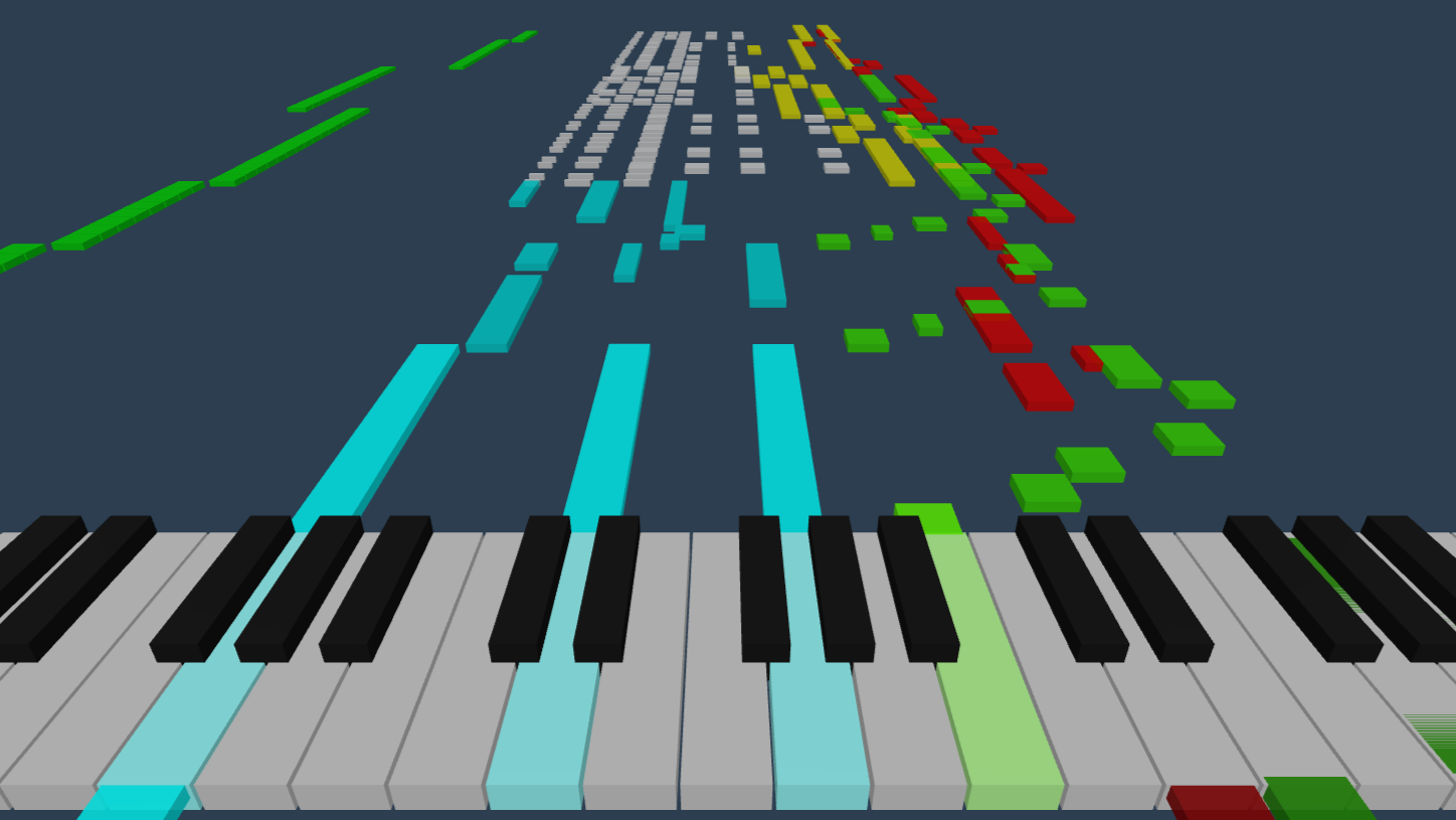 MIDI FallingBarのスクリーンショット